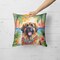 Edge Collections - 18" X 18" - Multicolor - Leonberger Luau Throw Pillow Machine - 1 Piece